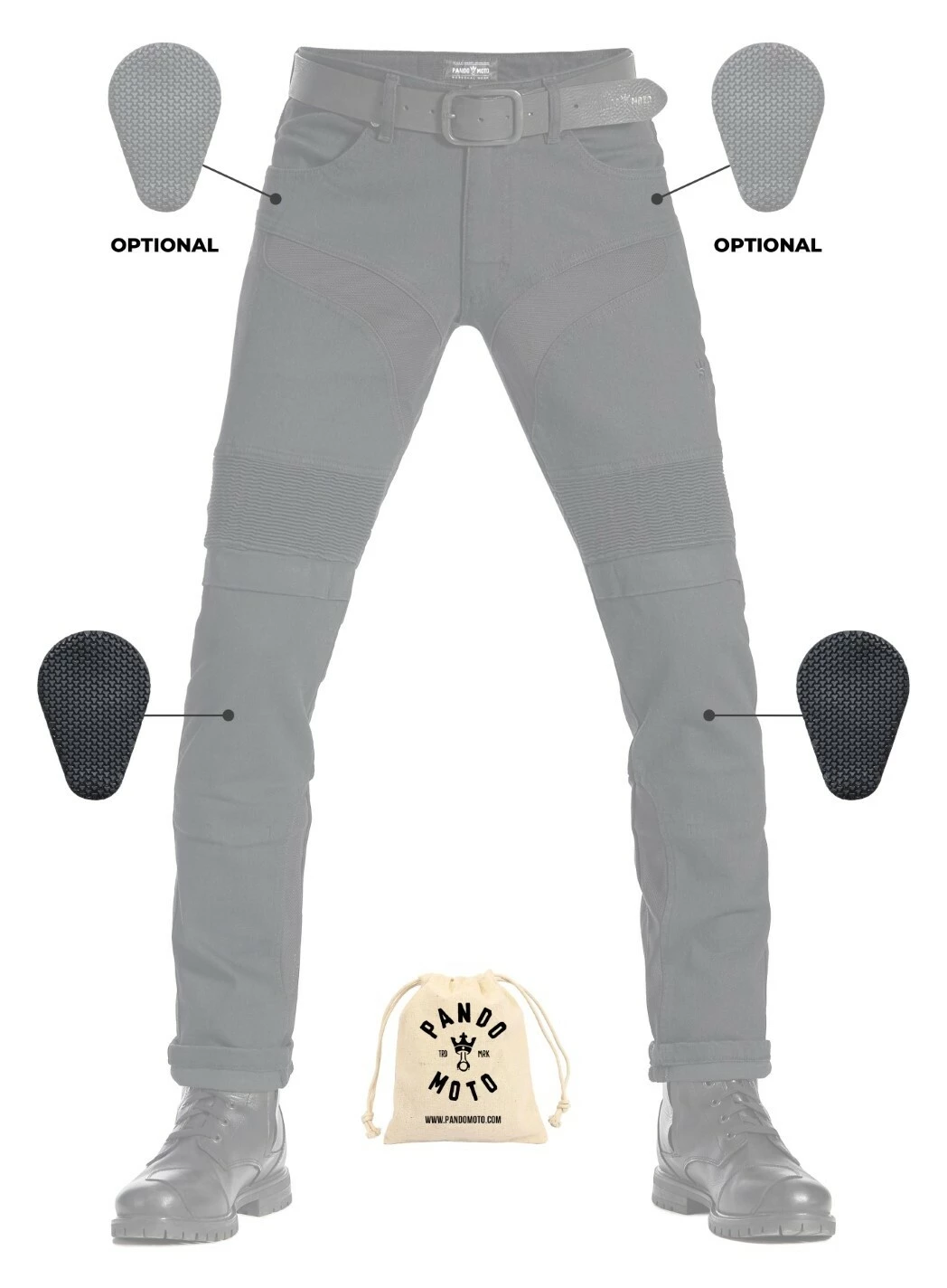 Textile Pants Pando Moto KarlDo Kev 1 Pants - Image 4