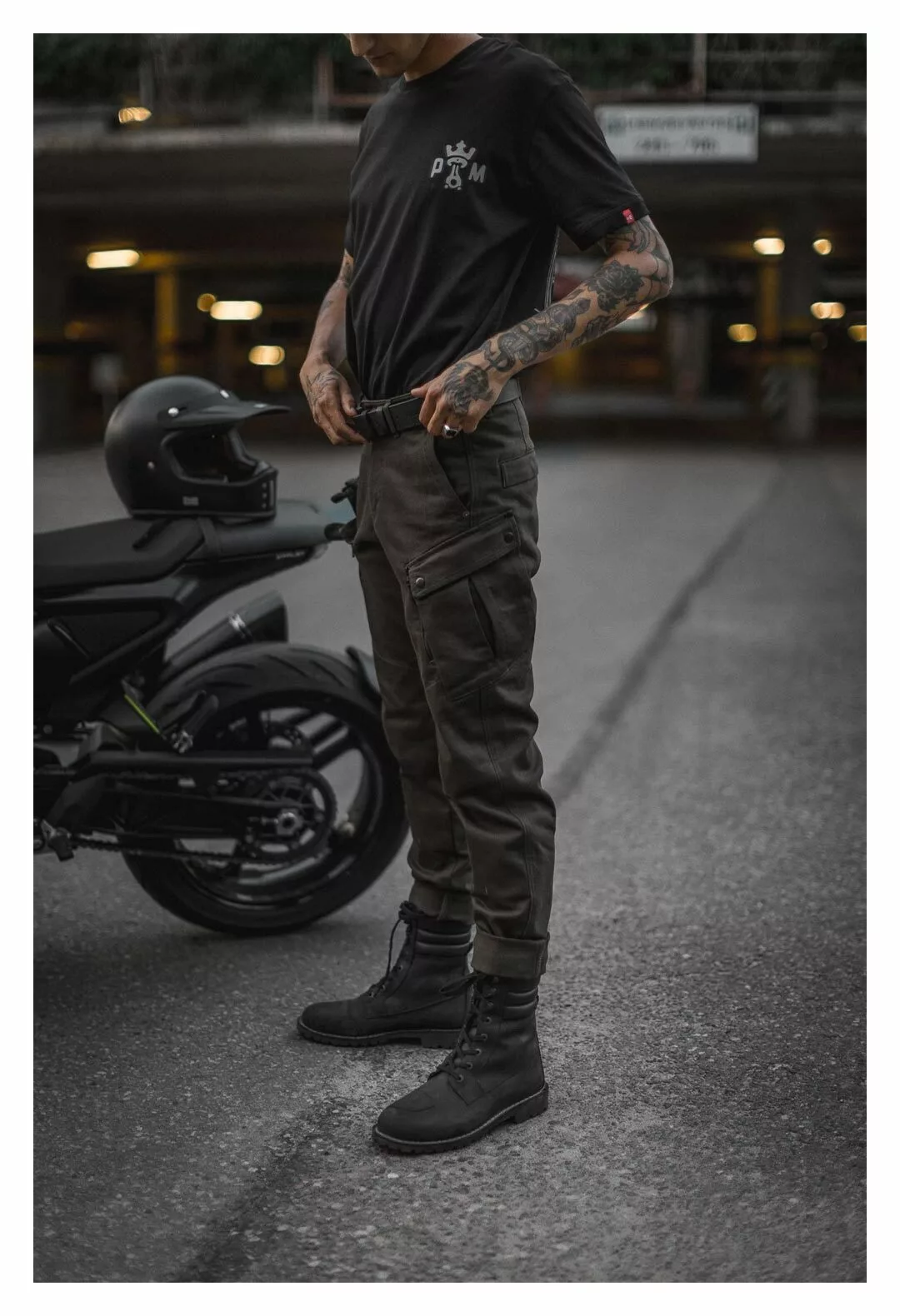 Textile Pants Pando Moto Mark Kev 02 Cargo Pants - Image 5