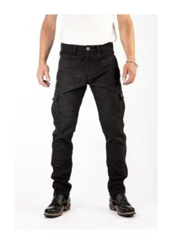 Textile Pants Rokker Black Jack Slim Cargo Pants