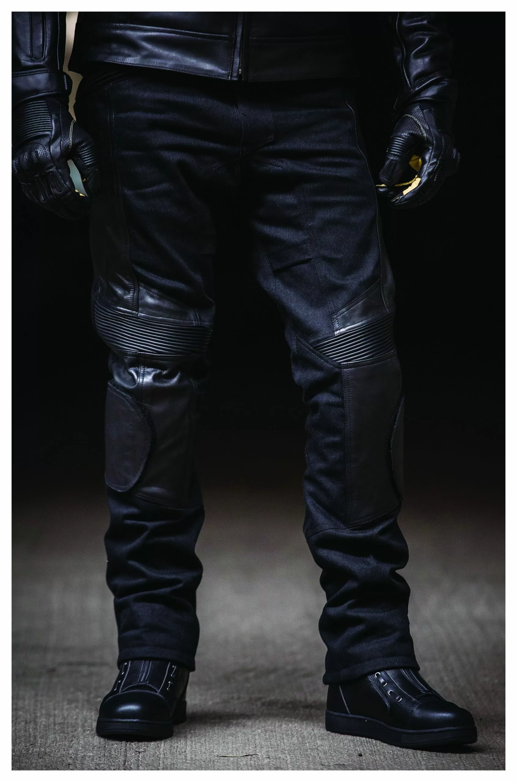 RSD Apparel Leather Pants Roland Sands F@#k Luck Pants - Image 5
